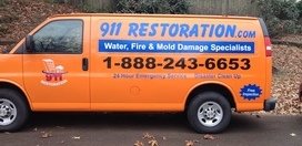 Hurricane Damage Repair Van